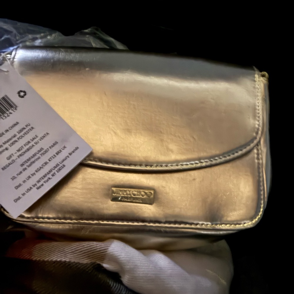 JIMMY CHOO Gold Evening Bag